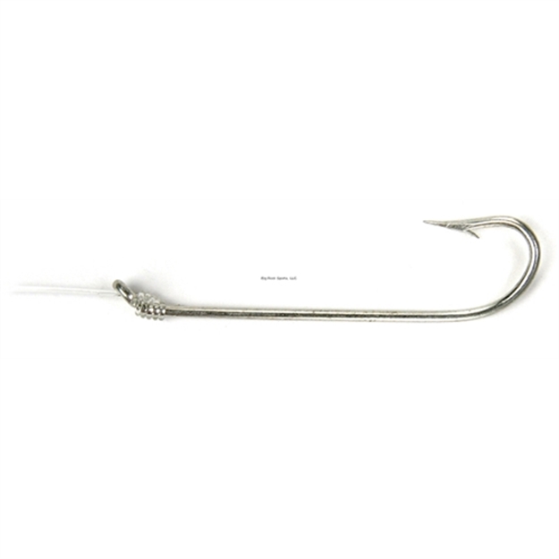 Picture of Sea Striker Snelled Hooks 6Pk Sz1/0 Long Shank Tinned Pacific Bass, 12" Leader
