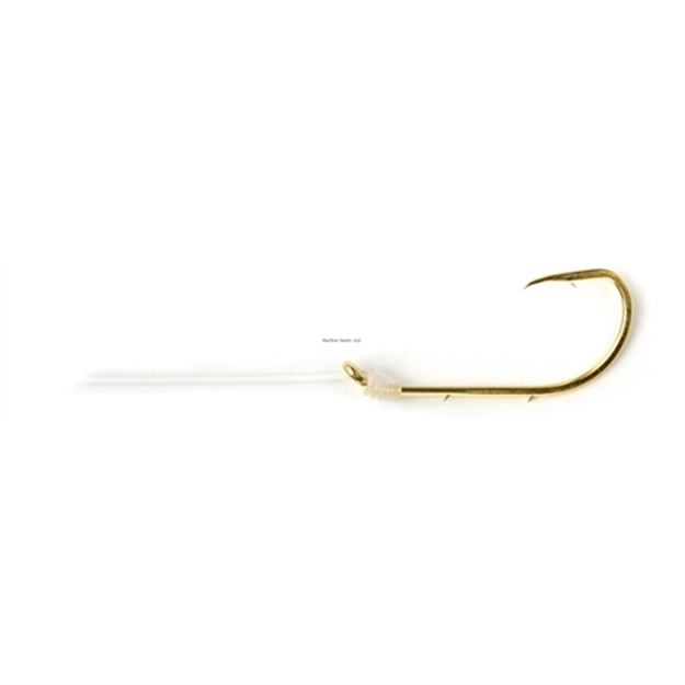 Picture of Sea Striker Snelled Hooks 6Pk Sz2 Gold Baitholder, 12" Leader
