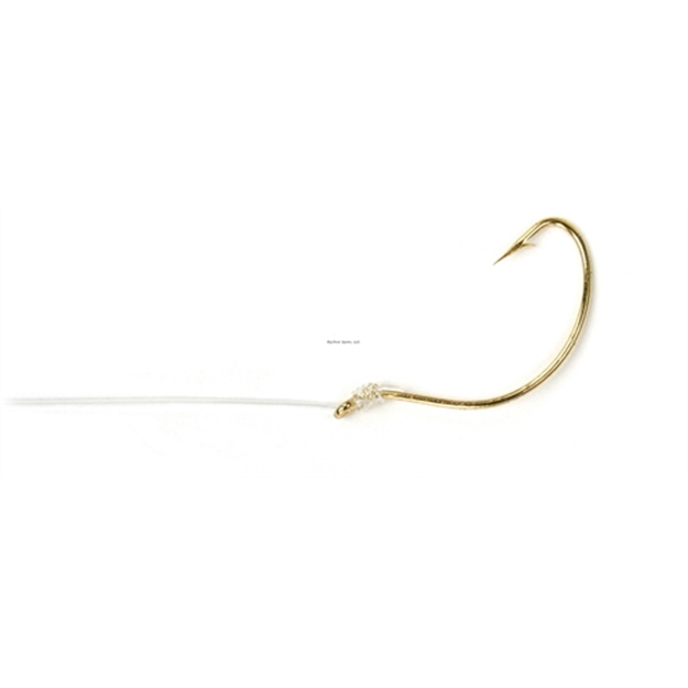 Picture of Sea Striker Snelled Hooks 6Pk Sz2 Gold Wide Gap, 12" Leader