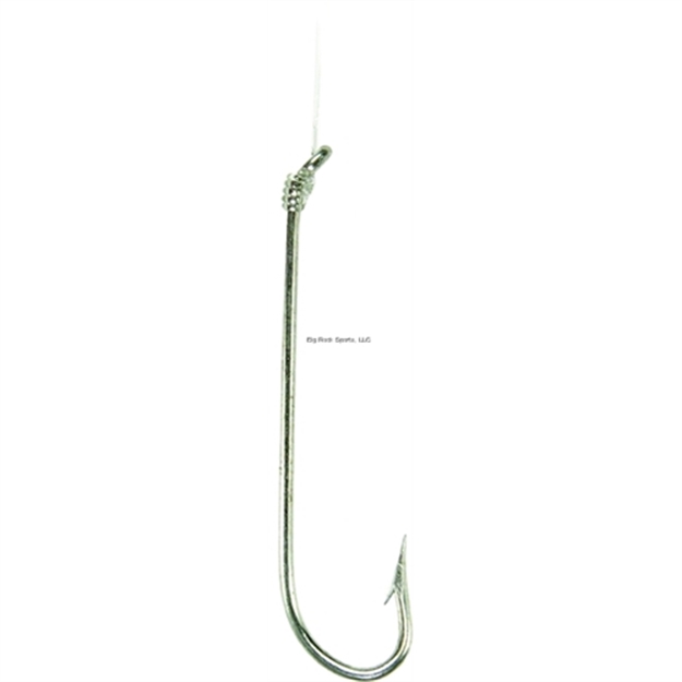 Picture of Sea Striker Snelled Hooks 6Pk Sz8 Long Shank Tinned Pacific Bass, 12" Leader