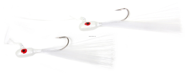 Picture of Sea Striker Spec Rig Tandem Tied Jigs,, 1/8 Oz, SZ 2 Hook, White