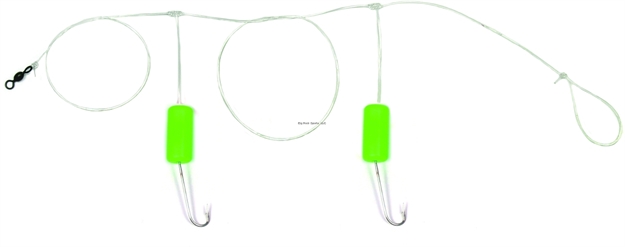 Picture of Sea Striker Spot/Kingfish/Mullet Rig, #6 Hooks, 1" Green Floats