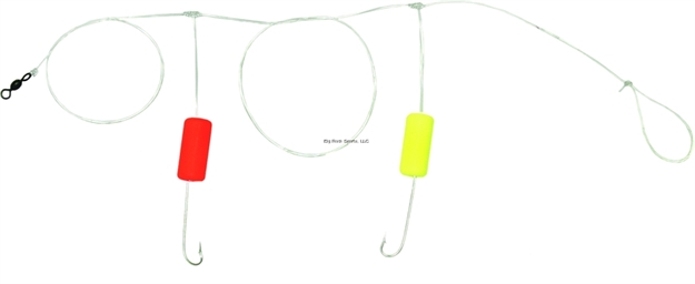 Picture of Sea Striker Spot/Kingfish/Mullet Rig, #6 Hooks, 1" Red & Yellow Floats