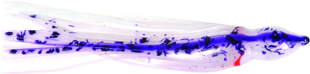 Picture of Sea Striker Squid Skirt With Eye, 4 1/2", Purple Sparkle/Glow, 4/Pack