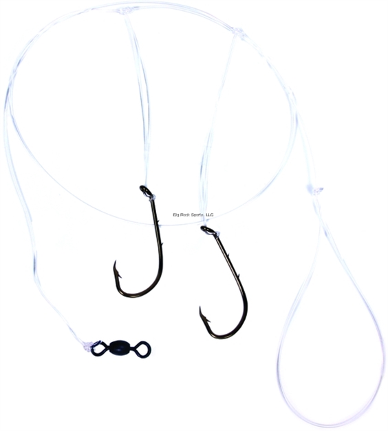 Picture of Sea Striker Striper Hi-Lo Clam Rig, 2 - 3/0 Bronze Bait Holder Hooks