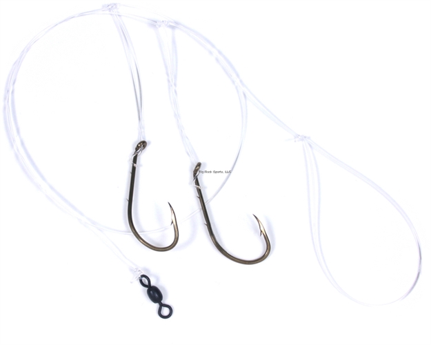 Picture of Sea Striker Striper Hi-Lo Clam Rig, 2 - 4/0 Bronze Bait Holder Hooks