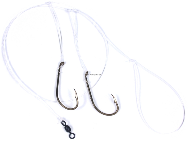 Picture of Sea Striker Striper Hi-Lo Clam Rig, 2 - 5/0 Bronze Bait Holder Hooks