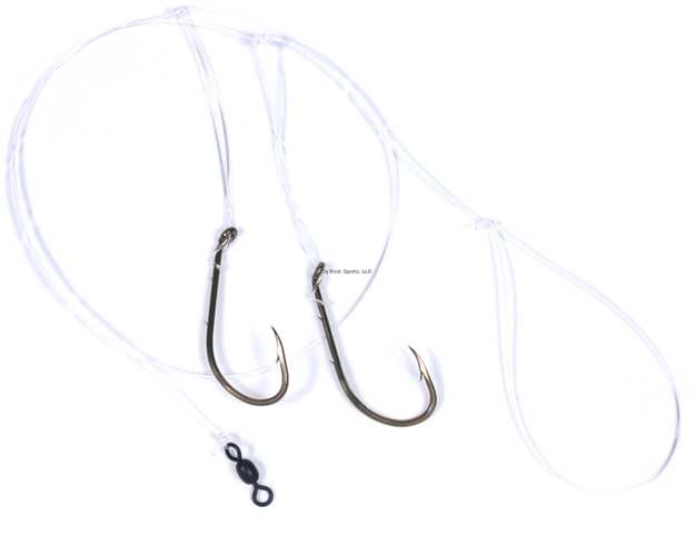 Picture of Sea Striker Striper Hi-Lo Clam Rig, 2 - 6/0 Bronze Bait Holder Hooks