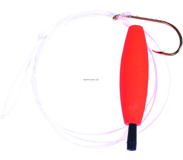 Picture of Sea Striker Striper Surf Drift Rig, 5/0 Gold Bait Holder Hook,  36" Mono Leader, Cigar Float