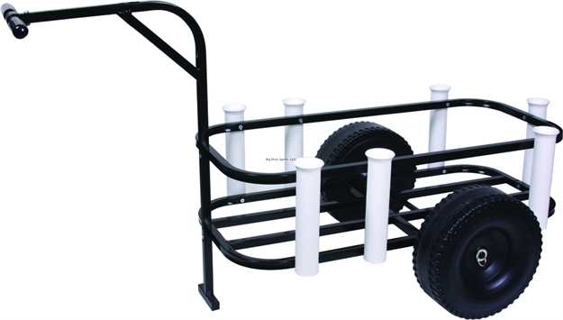 Picture of Sea Striker Surf/Pier/Beach Cart, Wide Surface Plastic Wheels, 7 Pvc Rod Holders, Holds UP TO 54 QT Cooler