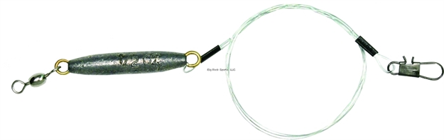 Picture of Sea Striker Trout Rig, 1/2Oz Cigar Sinker, 15" 40Lb Mono, #3 Snap, 2Pk