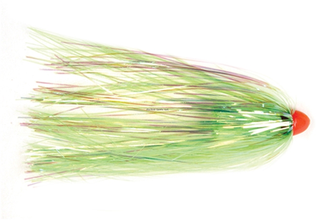 Picture of Sea Striker Ultra Mylar Duster, 1/8 OZ FL Red Head, Chartreuse