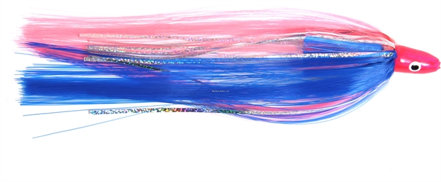 Picture of Sea Striker Unrigged Ballyhoo Lure, 3/8 OZ Head, Blue/Pink