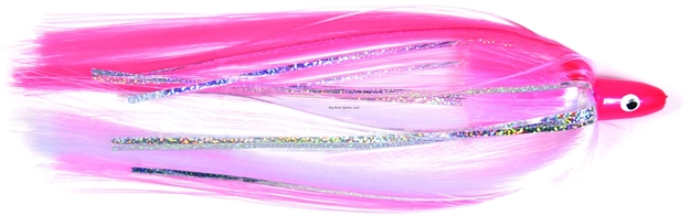 Picture of Sea Striker Unrigged Ballyhoo Lure, 3/8 OZ Head, Pink/White