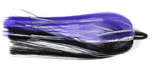 Picture of Sea Striker Unrigged Ballyhoo Lure, 3/8 OZ Head, Purple/Black