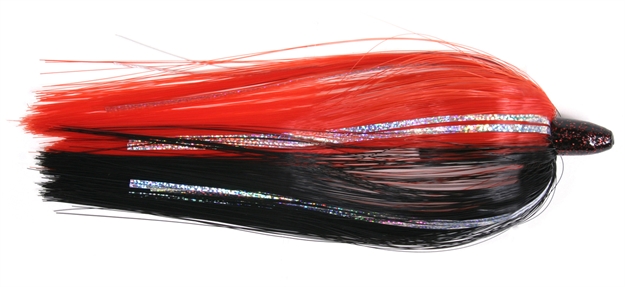 Picture of Sea Striker Unrigged Ballyhoo Lure, 3/8 OZ Head, Red/Black