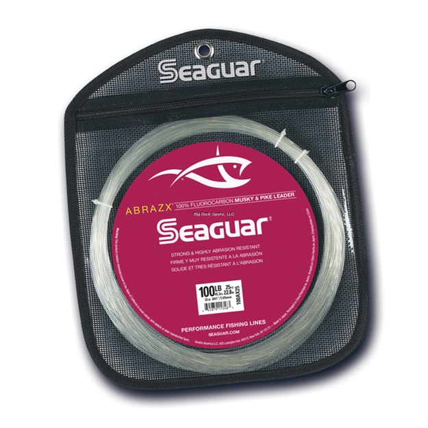 Picture of Seaguar Abrazx 100% Fluorocarbon Musky/Pike Leader 100 LB Test 25 Yards