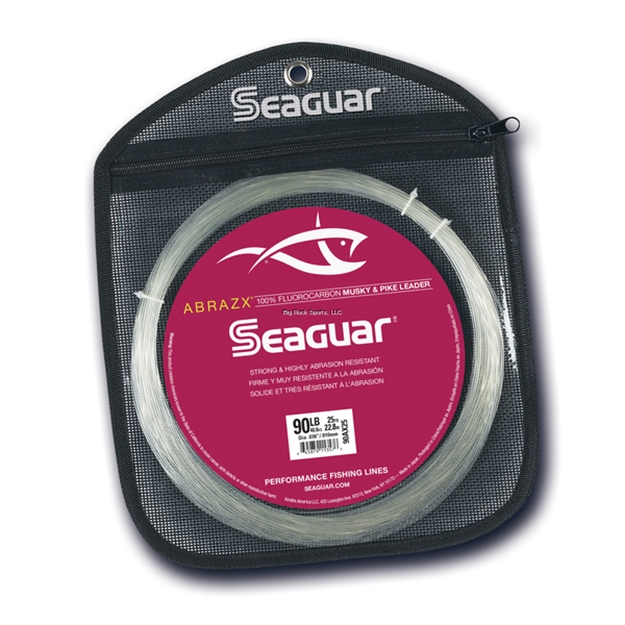Picture of Seaguar Abrazx 100% Fluorocarbon Musky/Pike Leader 90 LB Test 25 Yards