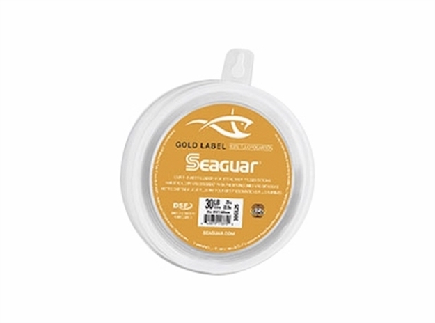 Picture of Seaguar Gold Label 100% Fluorocarbon Leader 30Lb 25Yd 30GL25