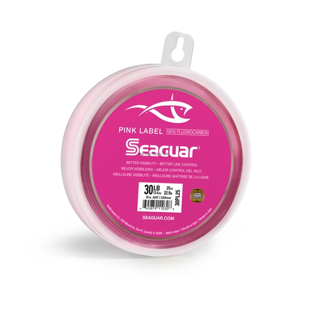 Picture of Seaguar Pink Label Fluorocarbon Leader Material 30Lb 25Yds