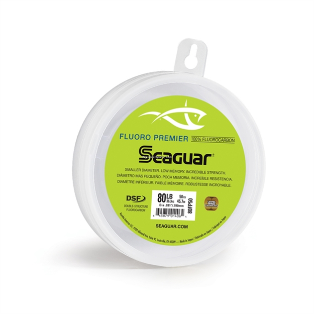 Picture of Seaguar Premier Fluorocarbon Leader Material 80Lb 50Yds