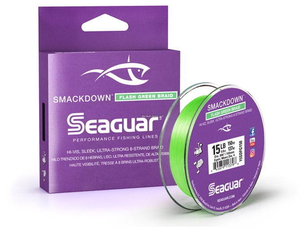 Picture of Seaguar Smackdown Braided Line Flash Green 20Lb 150Yd 20SDFG150