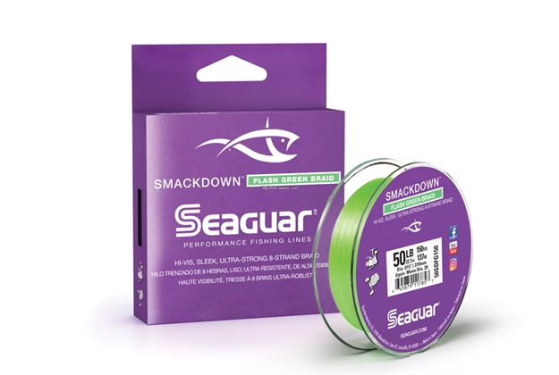 Picture of Seaguar Smackdown Braided Line Flash Green 50Lb 150Yd 50SDFG150