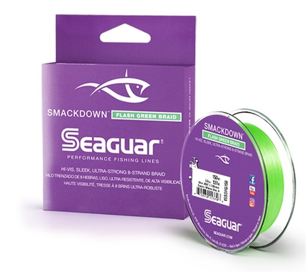 Picture of Seaguar Smackdown Braided Line Flash Green 10Lb 150Yd 10SDFG150
