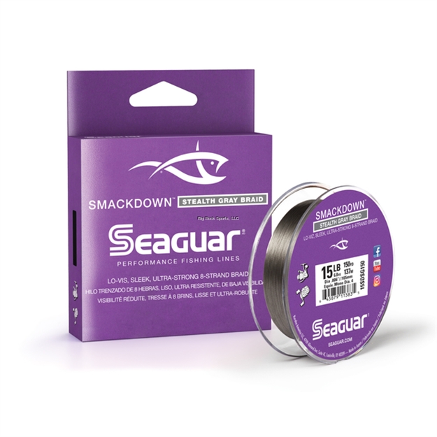 Picture of Seaguar Smackdown Braided Line Stealth Gray 15Lb 150Yd 15SDSG150