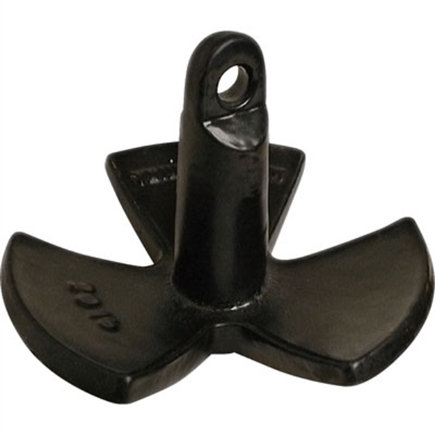 Picture of Seasense River Anchor 12Lb Blk Vinyl Coatd