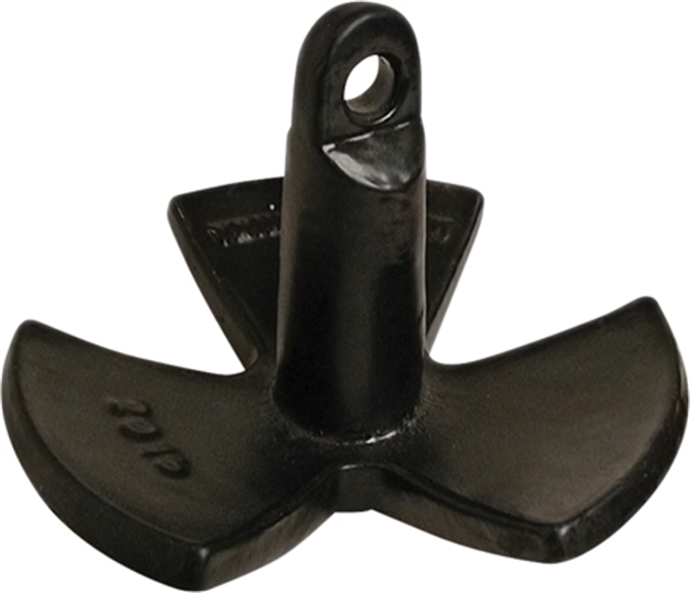 Picture of Seasense River Anchor 15Lb Blk Vinyl Coatd