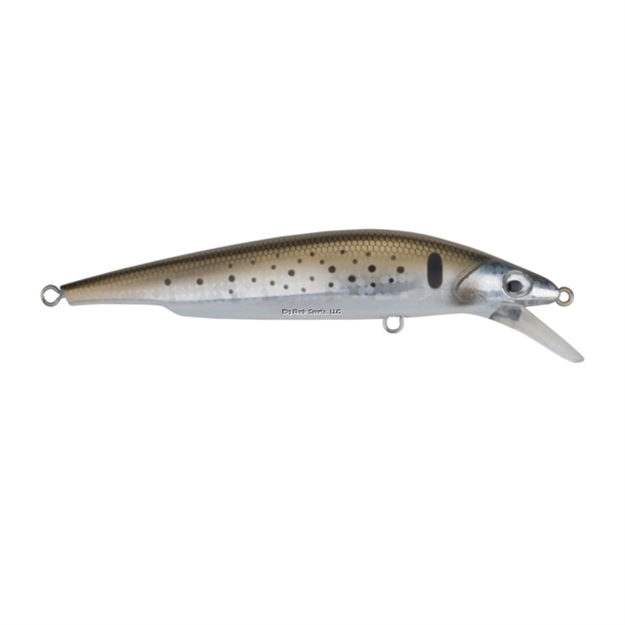 Picture of Sebile Bull Minnow Crank Bait, Floating, 2 Oz, 6", Extra Single Hooks, Bunker BMI-152-FL-BNK