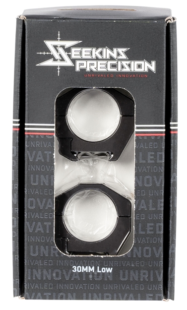 Picture of  Seekins Precision 0010620002 Scope Rings  Matte Black 30Mm Low