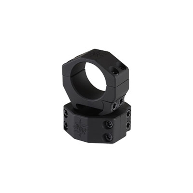 Picture of  Seekins Precision 0010620006 Scope Rings  Matte Black 30Mm Medium 811452025035