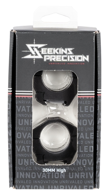 Picture of  Seekins Precision 0010620012 Scope Rings  Matte Black 30Mm High 811452025066
