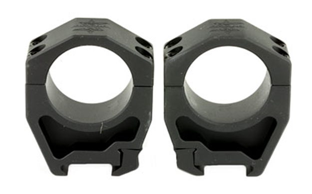 Picture of  Seekins Precision 0010630012 Scope Rings  Matte Black 34Mm AR High