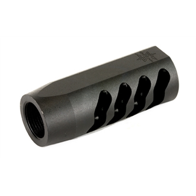 Picture of  Seekins Precision 0011510039 Atc Muzzle Brake Black Melonite 416R Stainless Steel With 5/8"-24 Tpi Threads For 7.62X51mm Nato Ar-10