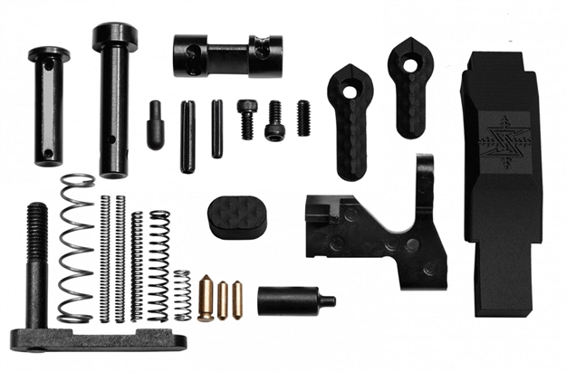 Picture of  Seekins Precision 0011510063 Builder's Kit Enhanced Compatible W/ Ar-15 Lower Receiver Black