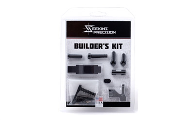 Picture of  Seekins Precision 0011510063 Builder's Kit Enhanced Compatible W/ Ar-15 Lower Receiver Black 811452029606