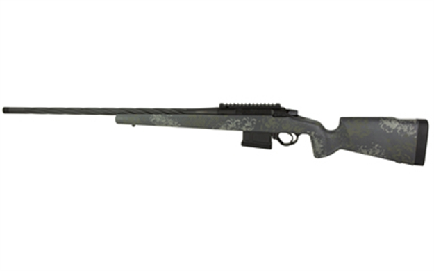 Picture of Seekins Precision 0011710113Ms Havak Ph2 Full Size 6Mm Creedmoor 3+1 24" Charcoal Gray Fluted/Threaded Barrel, Black Picatinny Rail Stainless Steel Receiver, Mountain Shadow Camo Fixed Synthetic Stock 0011710113-FMS 811452028968