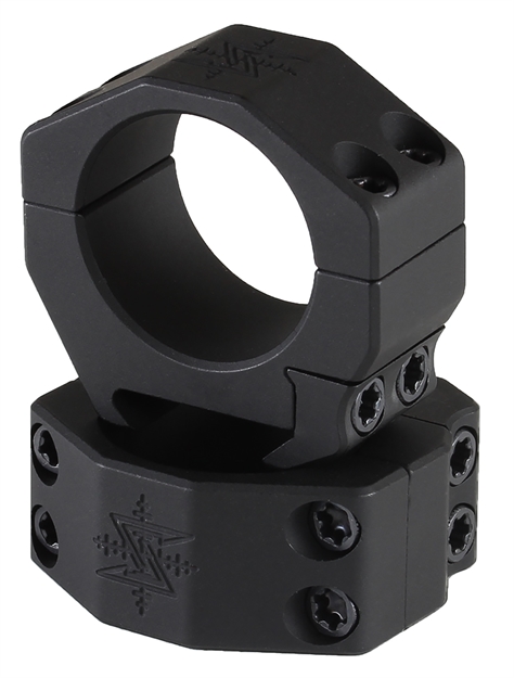 Picture of  Seekins Precision 0010620010 Scope Rings  Matte Black 30Mm Medium