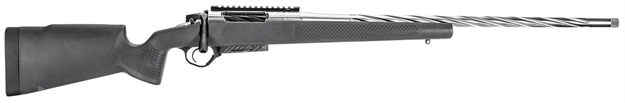 Picture of  Seekins Precision 0011710059 Havak Pro Hunter Ph2 6.5 Prc Caliber With 3+1 Capacity, 24" Fluted Barrel, Stainless Steel Metal Finish & Black Synthetic Stock Right Hand (Full Size) 811452023338