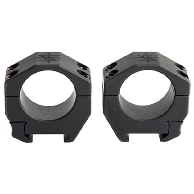 Picture of  Seekins Precision 0010620010 Scope Rings  Matte Black 30Mm Medium