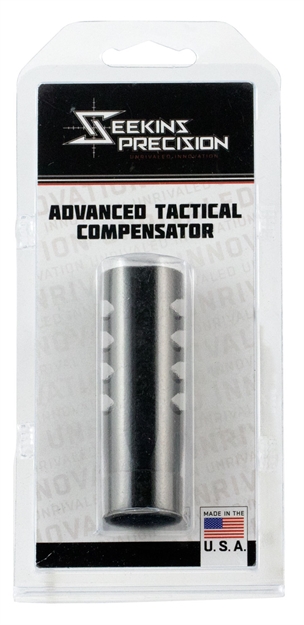 Picture of  Seekins Precision 0011510039 Atc Muzzle Brake Black Melonite 416R Stainless Steel With 5/8"-24 Tpi Threads For 7.62X51mm Nato Ar-10