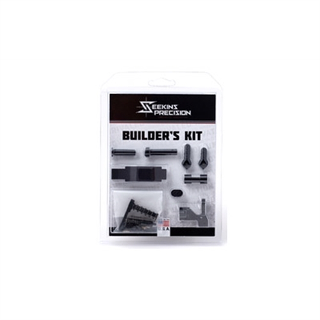 Picture of  Seekins Precision 0011510063 Builder's Kit Enhanced Compatible W/ Ar-15 Lower Receiver Black 811452029606
