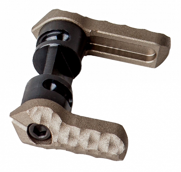 Picture of  Seekins Precision 0011580006 Safety Selector 60/90 Degree Flat Dark Earth Aluminum Ambidextrous 811452029323