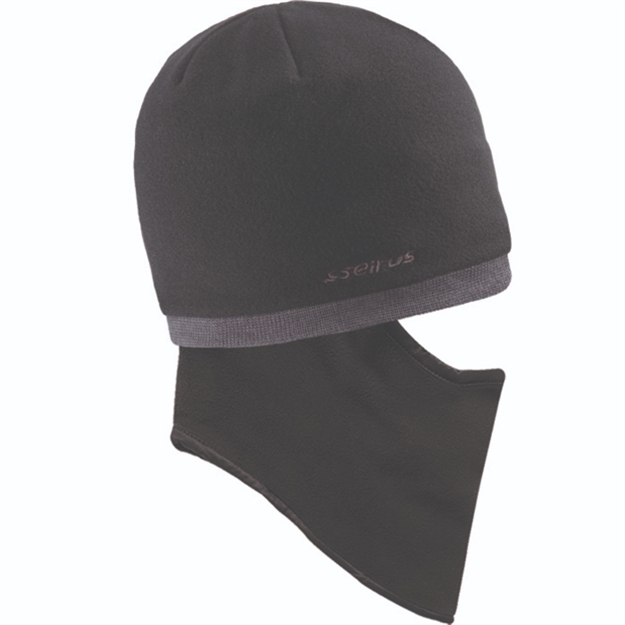 Picture of Seirus Quick Clava Fleece Knit Black Charcoal Osfm