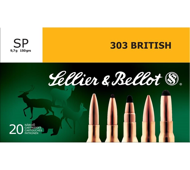 Picture of Sellier & Bellot Sb303b Rifle  303British 150Gr Soft Point 20 Per Box/20 Case 754908510368