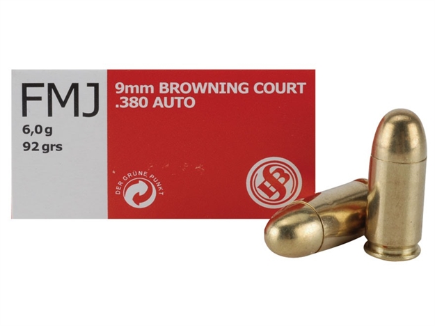 Picture of Sellier & Bellot Sb380a Handgun  380Acp 92Gr Full Metal Jacket 50 Per Box/20 Case 754908500055