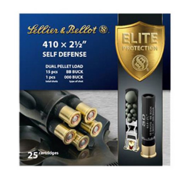 Picture of Sellier & Bellot 410Ga 2 1/2 (1) #000 Buck (15) Bb's     25/20